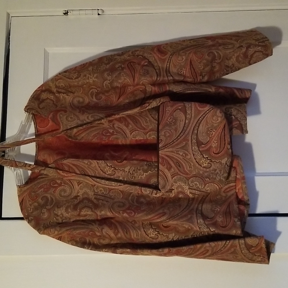 Handmade jacket with matching purse